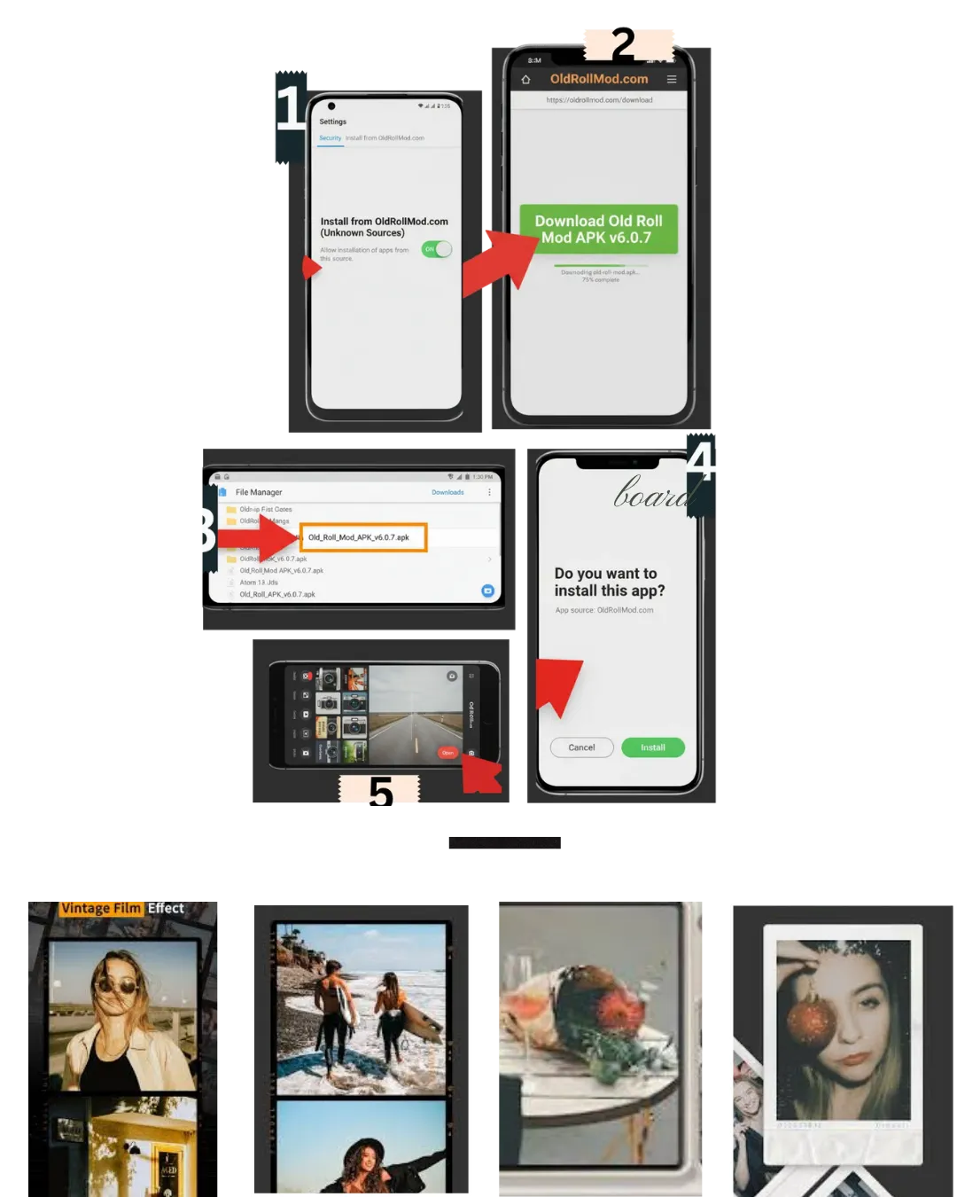How to Download and Install Old Roll Mod APK on Android