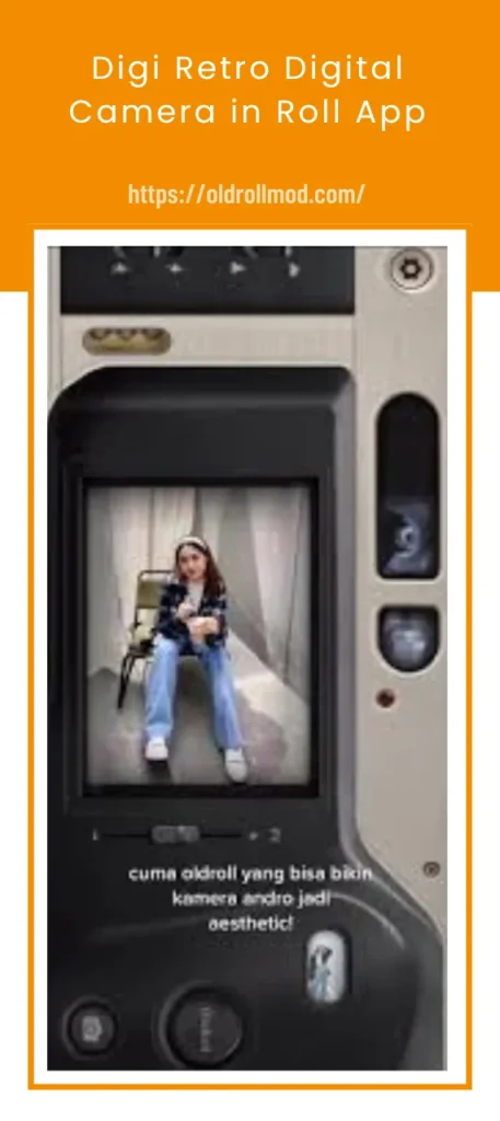 Home 10 Disposable camera selection screen in OldRoll retro camera app